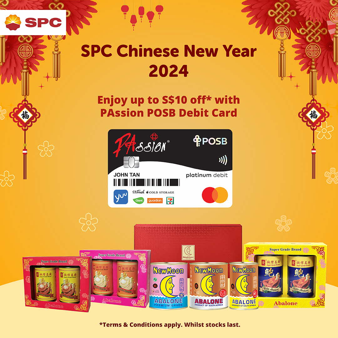 onePA | PAssion POSB Debit Card x SPC Chinese New Year 2024 Abalone ...